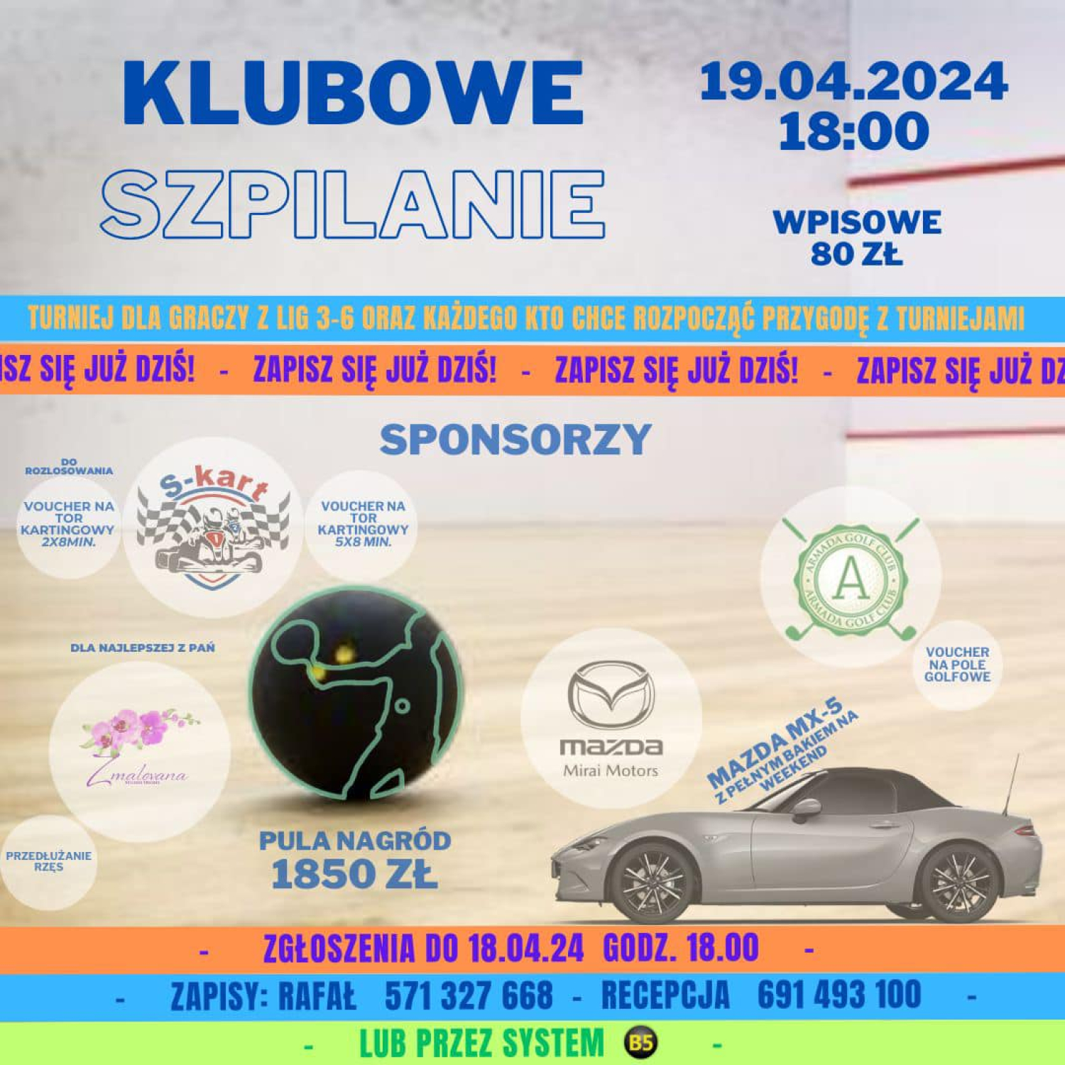 Klubowe szpilanie 19.04