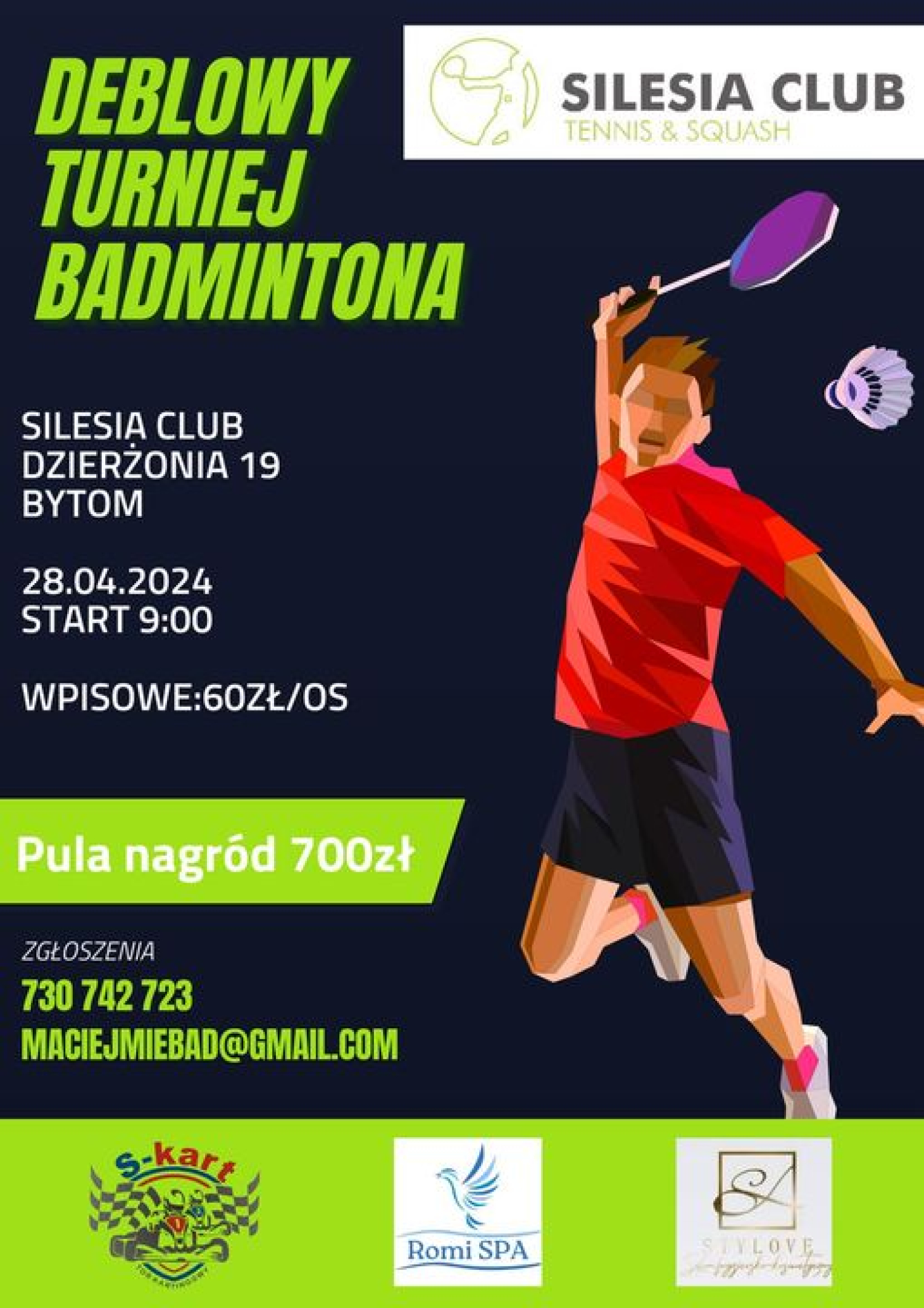 Deblowy Turniej Badmintona 28.04.24